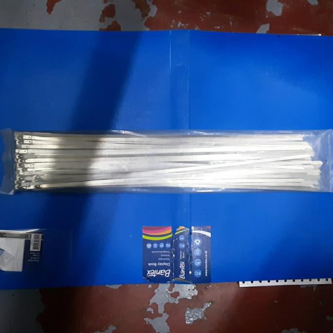 

Office & Stationery | Document Organizer | Kabel Ties 40 Cm Stainless Steel 400 X 4.6 Mm Per Pack 100Pcs | Best Seller