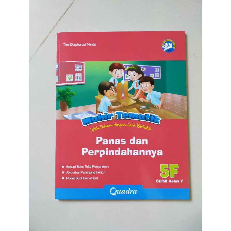 ORI satu paket buku mahir tematik K13 Quadra kelas 5 FGHI semester 2