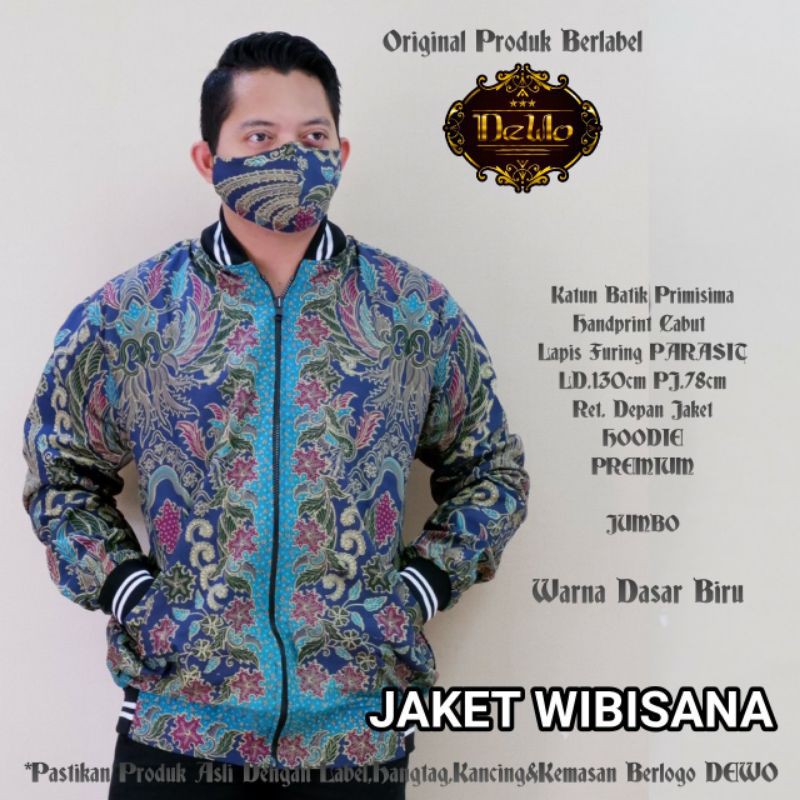 JAKET BATIK WIBISANA JUMBO BY DEWO