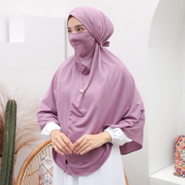 Hijab Instan - Bergo Big Alana Koyu
