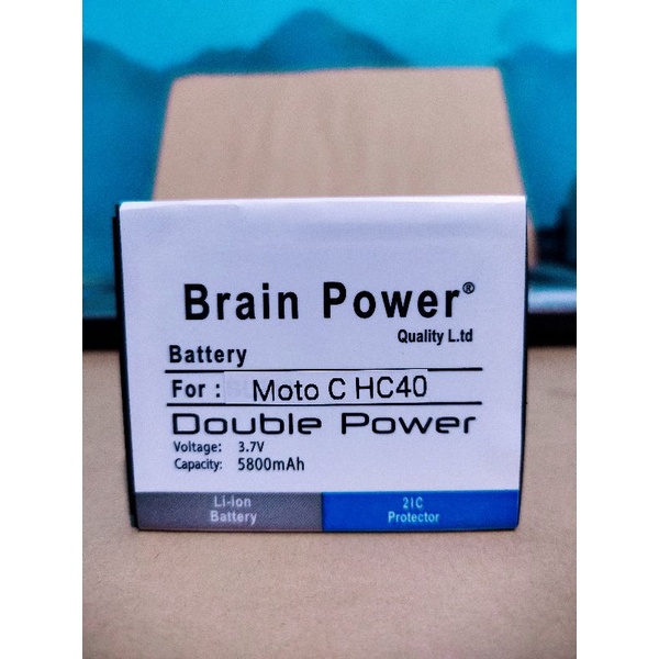 Baterai Batre Motorola Moto C HC40 XT1755 Double Power