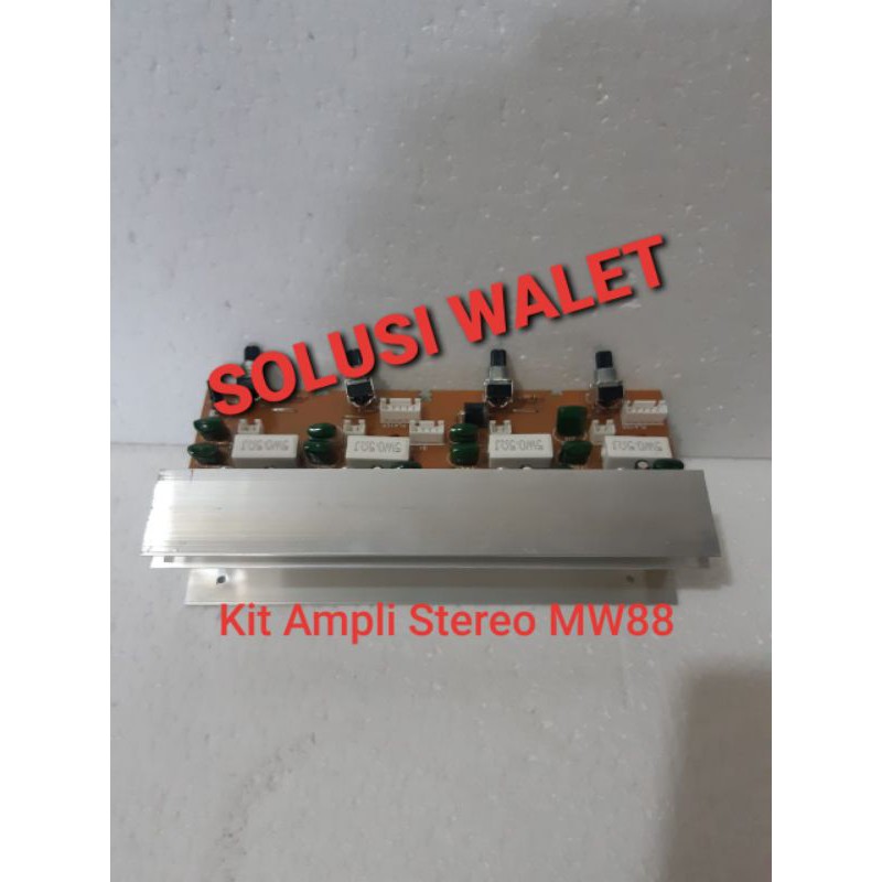 Kit Ampli Stereo 4 channel untuk MW 88 Piro