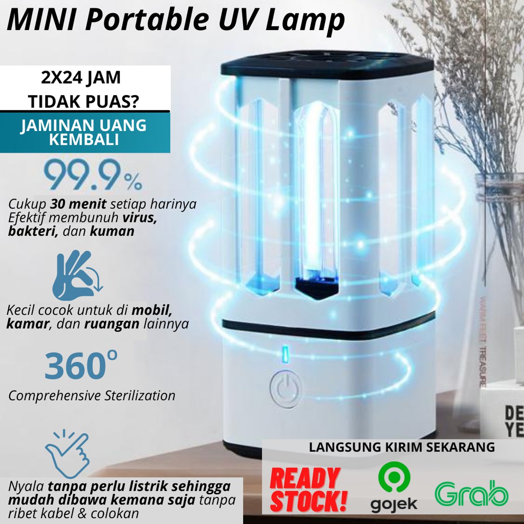 LAMPU UV MOBILE ANTI VIRUS/SINAR UV LIGHT/Sterilizer Lampu Ozon