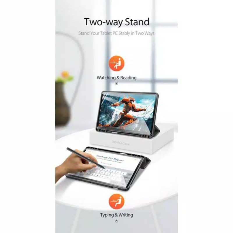 Samsung Galaxy Tab S7 11 Inch T875 T870 Sarung Original Dux Ducis Leather Flip Cover Standing Case