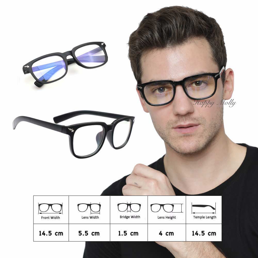 Kacamata Anti Radiasi Blue Ray Lens (Design Korea) Unisex - XHM492B( Group ) FREE SarungB