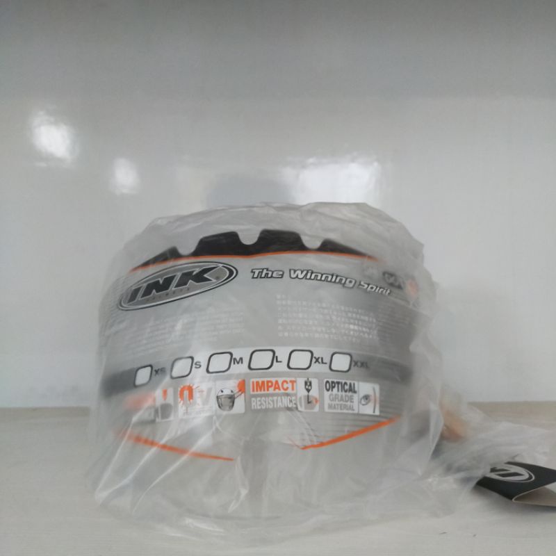 aksesoris helm kaca / visor ink centro atau jet ori ink baru