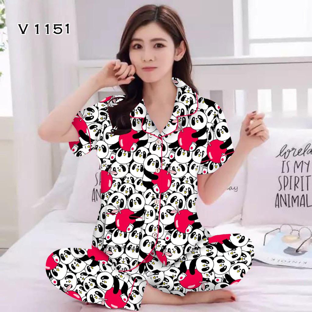 BAJU TIDUR WANITA / PIYAMA WANITA KARAKTER CP