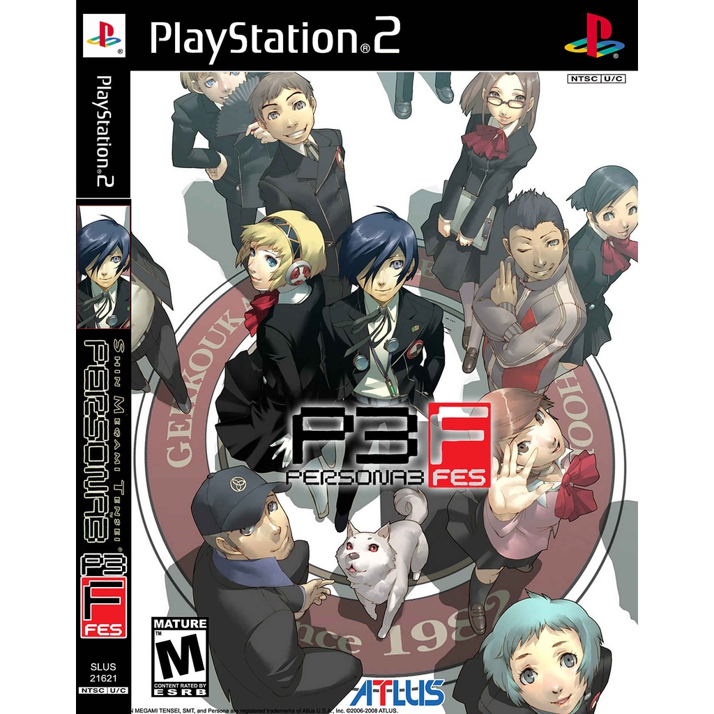 KASET DVD GAME PS2: PERSONA 3 FES