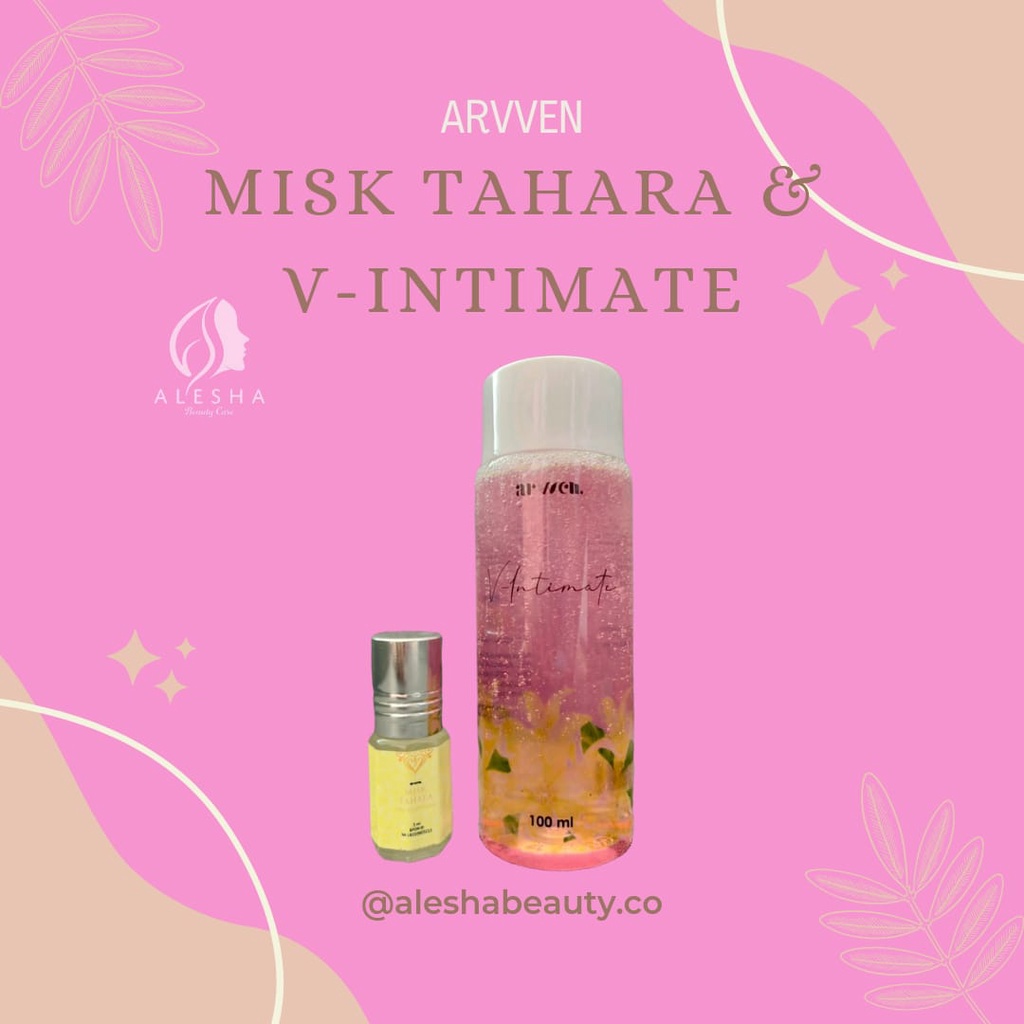 ARVVEN V-INTIMATE DAN MISK TAHARA/ PAKET BUNDLING