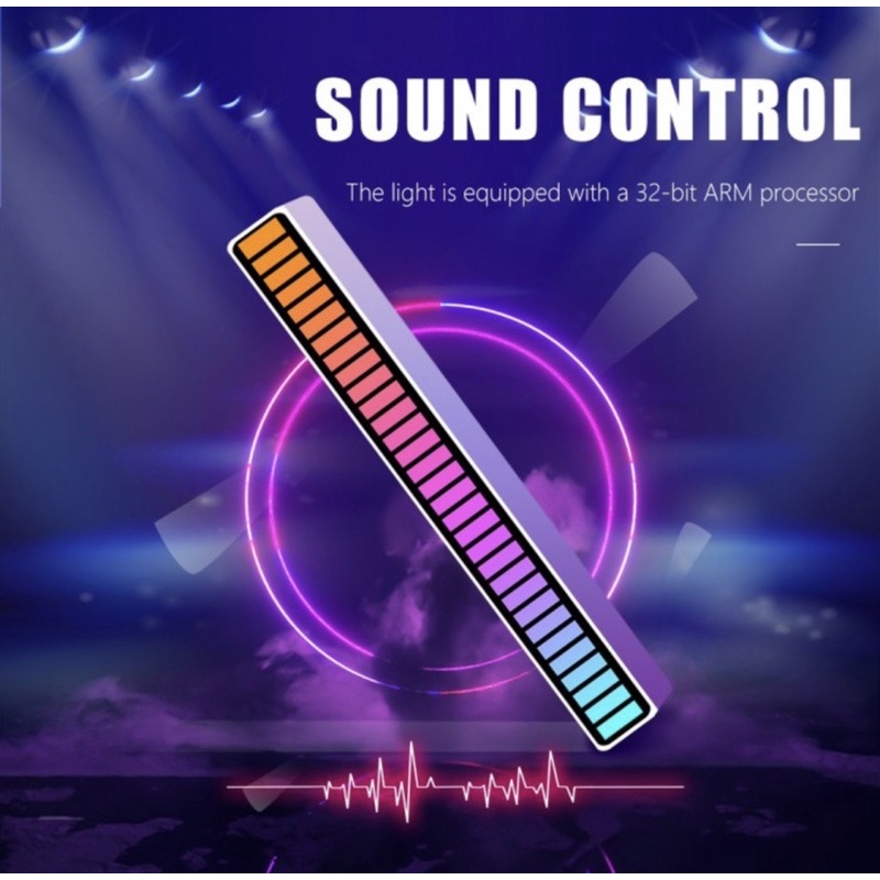 Lampu Led RGB Light Sound Control Rhythm Mobil dan Rumah Dengan App Control