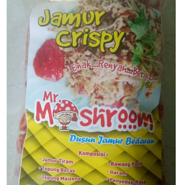 

Jamur crispy pedas 125gr Mr. Mushroom