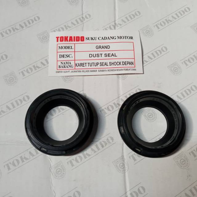 KARET TUTUP SEAL SIL SHOCK SKOK DEPAN GRAND TOKAIDO