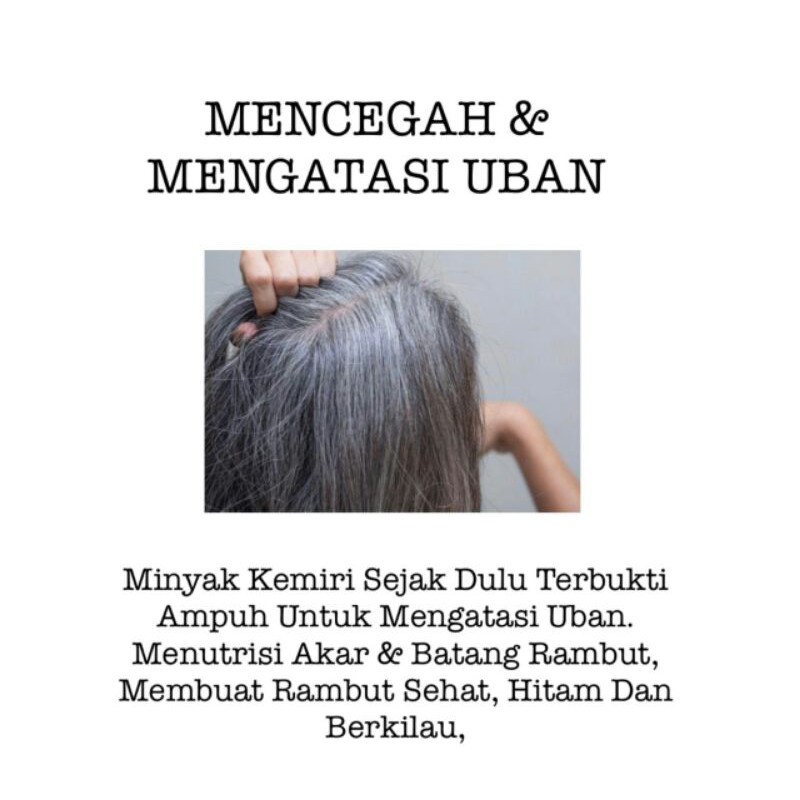 Minyak Kemiri original/minyak kemiri bayi/minyak kemiri rambut/minyak kemiri asli/penyubur rambut