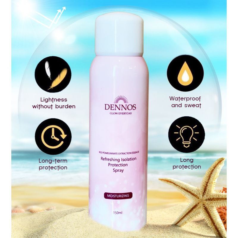 [ bisa COD] ~ PEMUTIH BADAN HANDBODY SPF DENNOS MOISTURIZING SPRAY HANDBODY LOTION SPF