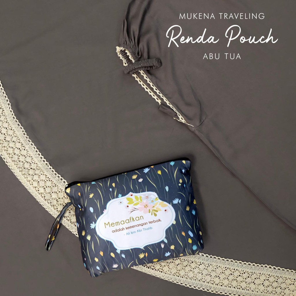 MUKENA BALI TASIK - MUKENA DEWASA TRAVELING RENDA POUCH