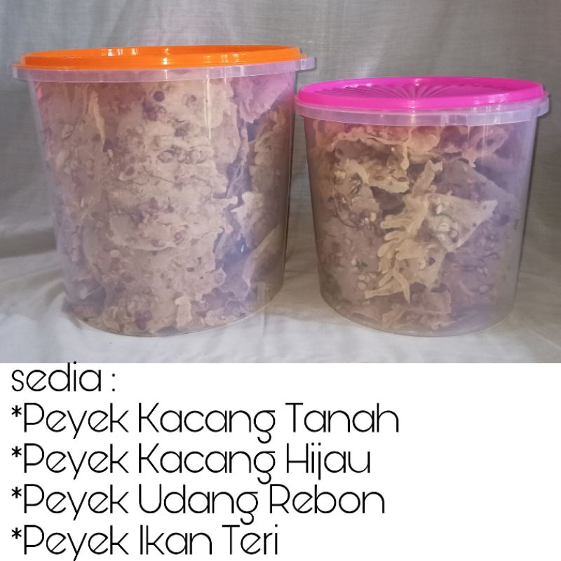 

Peyek gurih dan renyah toples 5liter