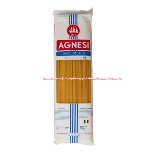 Agnesi Linguine No 10 Mie Pasta Spaghetti 500gr Mi Spageti Spageheti Noodle Italia Aggnesi Mie Panjang Lurus no.10