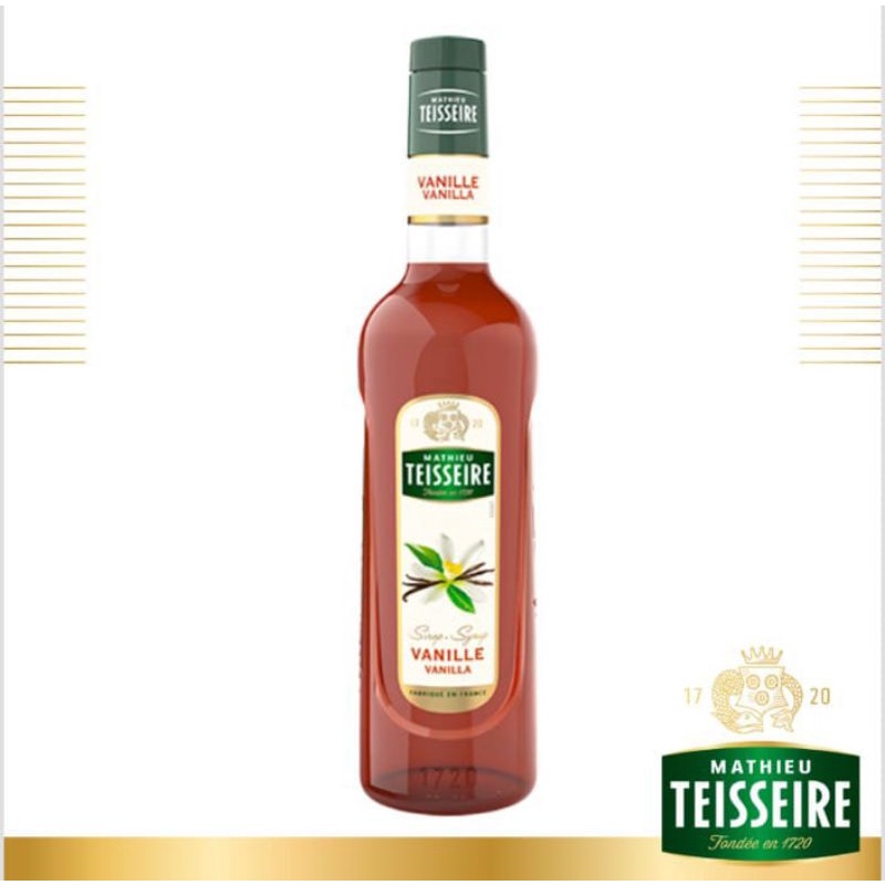 

Sirup Teisseire rasa Vanilla 700ml France's No.1 Syrup