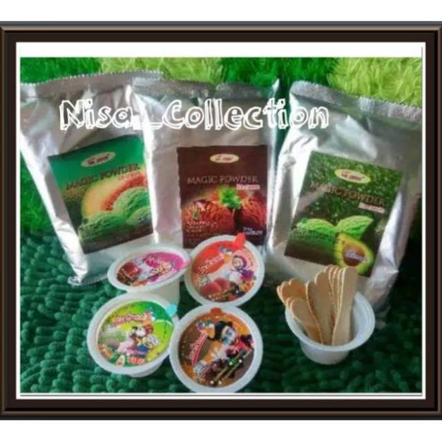 

PAKET USAHA ES KRIM 250 GRM CUP PUTIH/BUBUK ICE CREAM