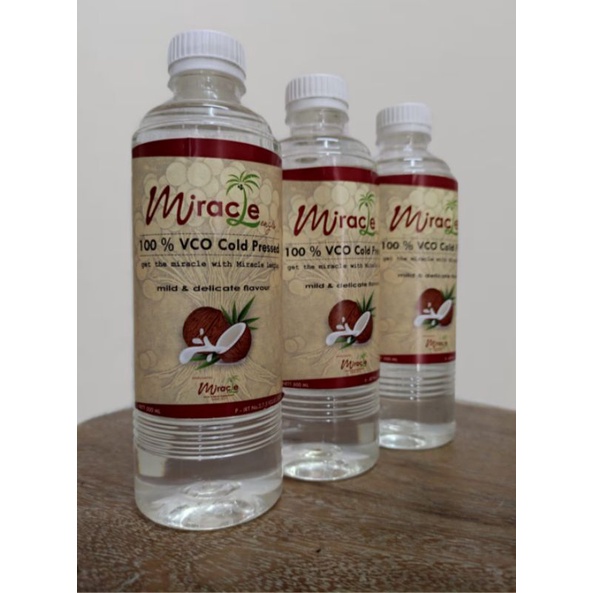 100% VCO COLD PRESSED - MINYAK VCO