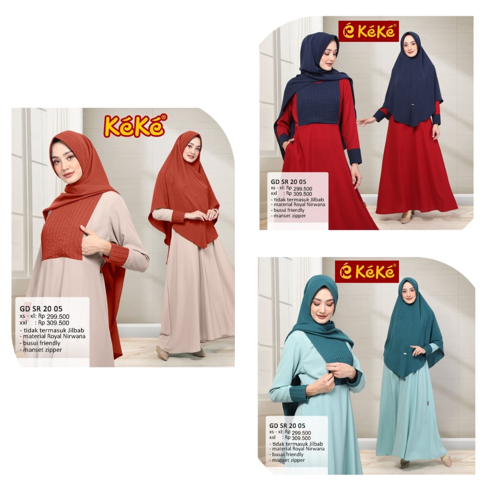 Gamis Dewasa Keke GD SR 20 05 Zaheera Series | Zaheera Dress GD SR 20 05 | Gamis Dewasa Keke Origina