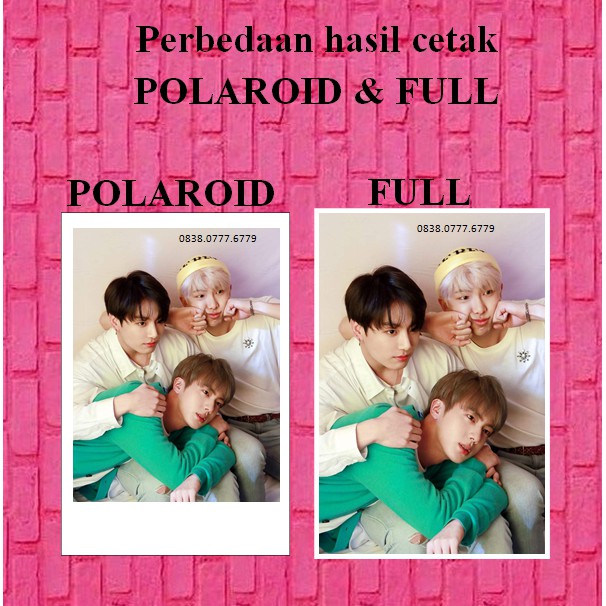 Cetak foto ala Polaroid , Palaroid 3R, 4R