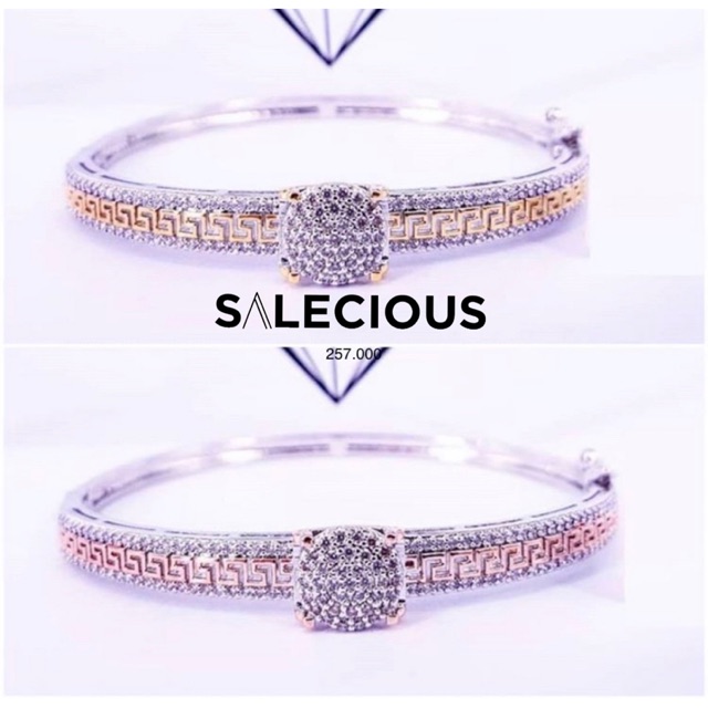 Gelang Perhiasan lapis emas tidak mudah luntur