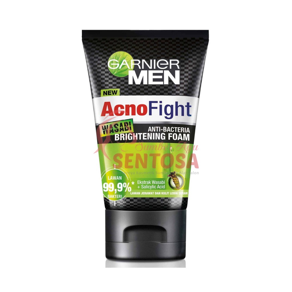 GARNIER MEN ACNO FIGHT WASABI ANTI-BACTERIA BRIGHTENING FOAM 50 ML