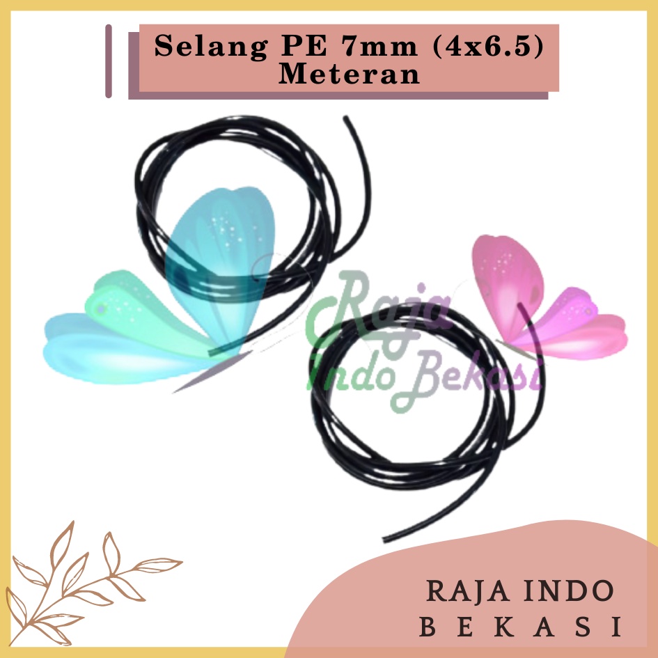 Selang Meteran Hdpe / Pe 7mm Kualitas Bagus Fertigasi Irigasi Hidroponik 7 Mm