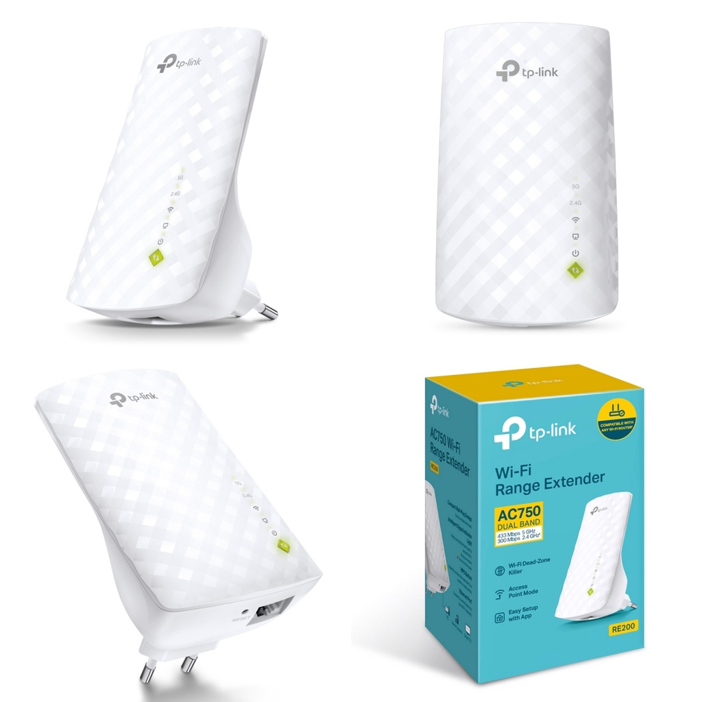 TP-Link RE200 AC750 Mesh WiFi Range Extender TP Link Archer Ethernet