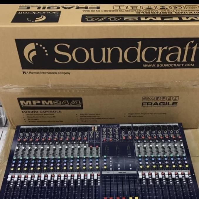 Mixer Soundcraft Mpm 24 Mpm24 ( 24 Channel ) Grade A Termurah