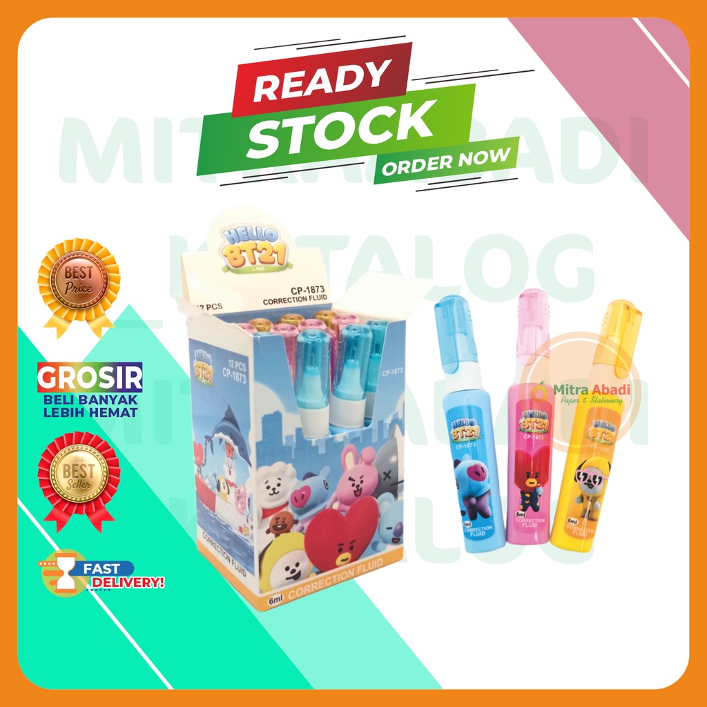 

Tipex Cairan Koreksi Correction Fluid BT21 CP-1873