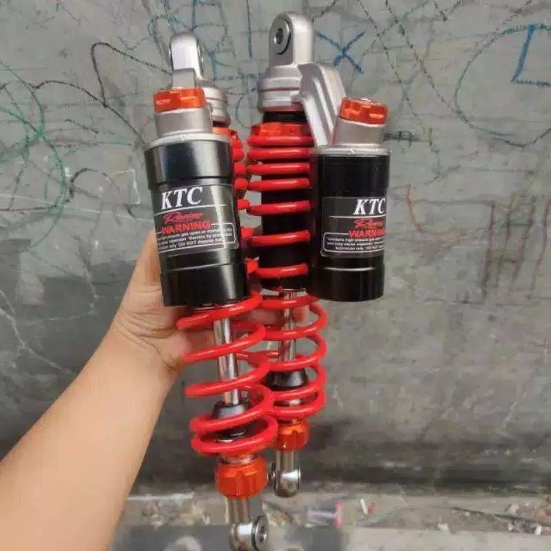 SHOCKBREAKER SHOCK TABUNG ATAS MODEL KTC TABUNG 280MM, 320MM, 340MM JUPITER, VEGA, RXKING, CB, SUPRA, WIN, NMAX, AEROX, PCX, ADV, MEGA PRO, RX MX KING, GRAND LEGEND TABUNG BAWAH MIRING Tabung bawah universal