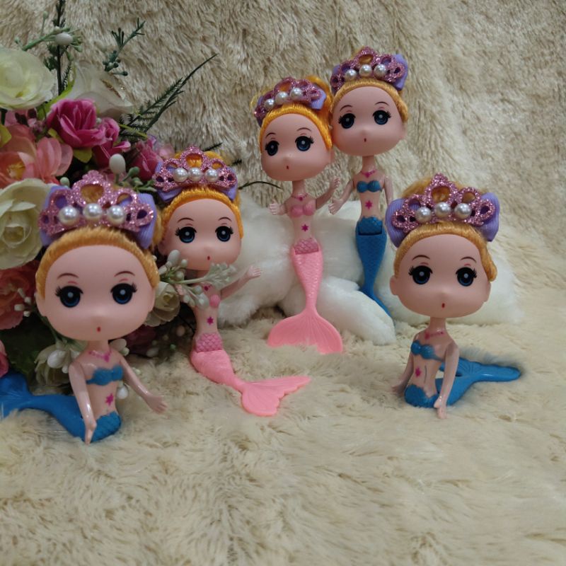 Limited Edition Boneka Mermaid Ikan Duyung 17 cm Cantik