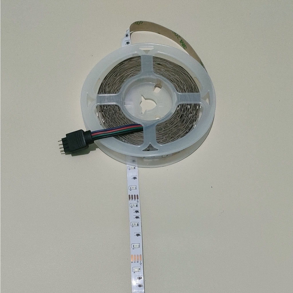 LED Strip DC 5V RGB 3528 IP33 3 Warna Per Setengah Meter