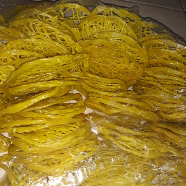 500g Kerupuk Mie Kuning Besar 500 g Krupuk Mentah