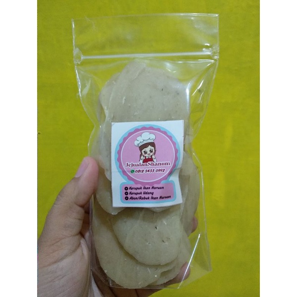 

Kerupuk asli ikan haruan
