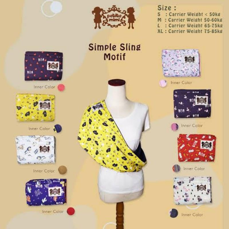 Petite Mimi Simple Sling Motif