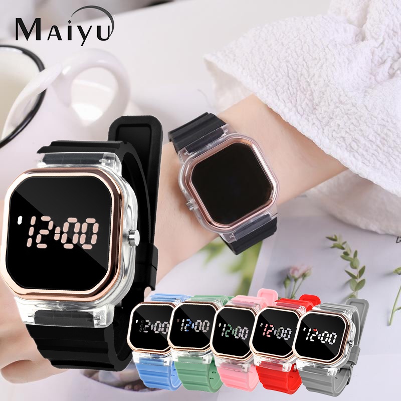 Jam Tangan Wanita A0158 Jam Tangan Elektronik Digital Tahan Air