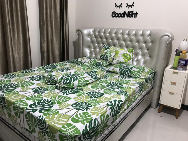 Sprei Motif Monstera Dll Katun Lokal Esra Uk King Queen & Single 180x200 160x200 120x200 100x200 Dll