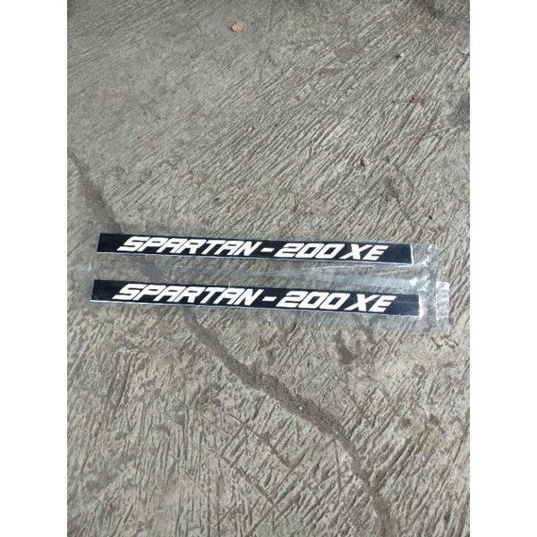 stiker side panel Vespa Spartan