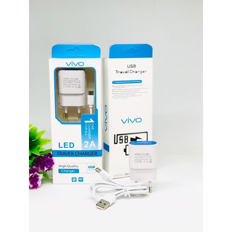 PROMO CHARGER LED 1USB AT888 ALL BRAND 2.1A SUPER QUALITY