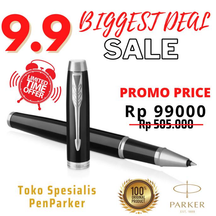 

Office & Stationery | Alat Tulis | Premium Parker Im Black Chrome Trim Rollerball - Original | Best Seller