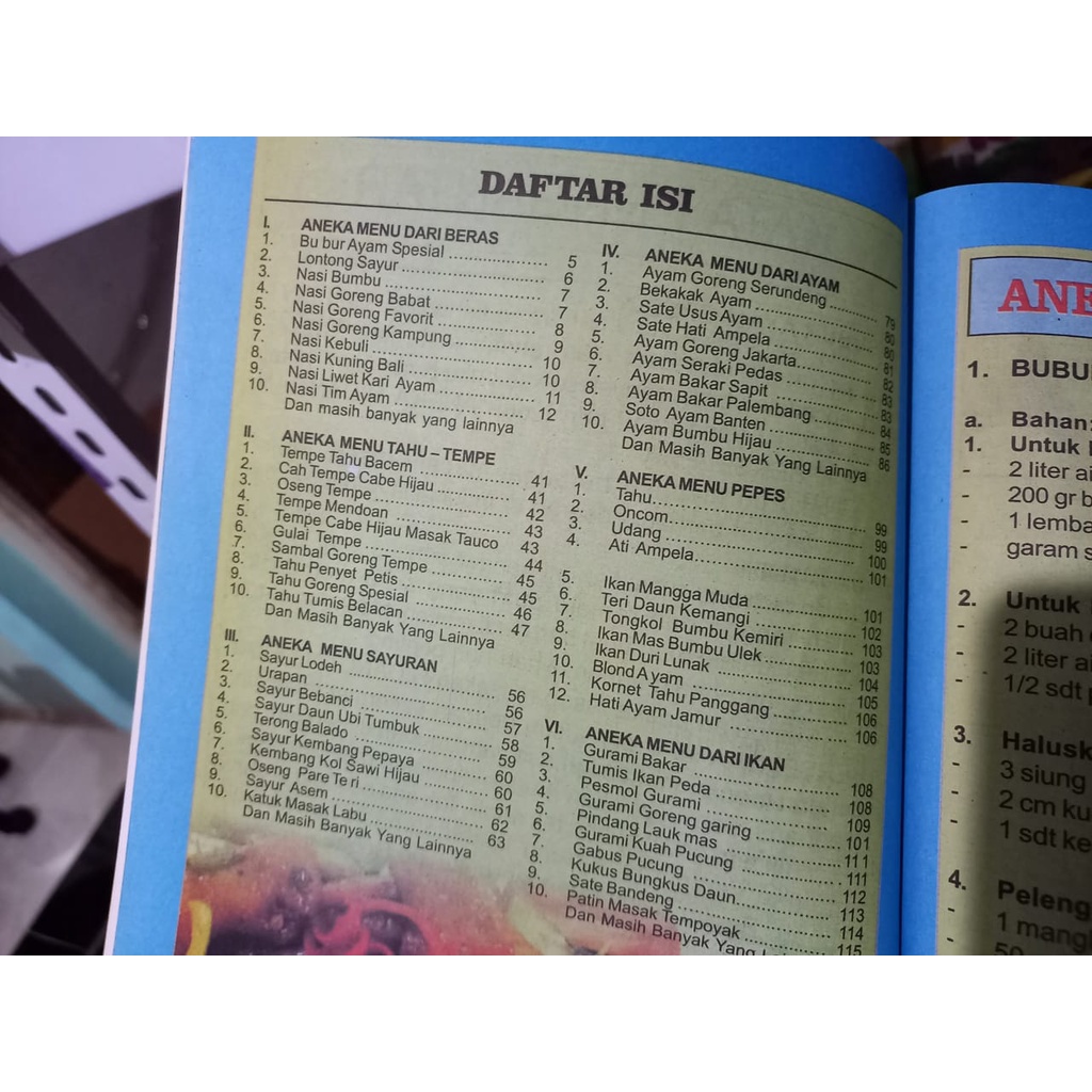 Buku Resep Masakan Bergambar Full Color Disertai Langkah - Langkah