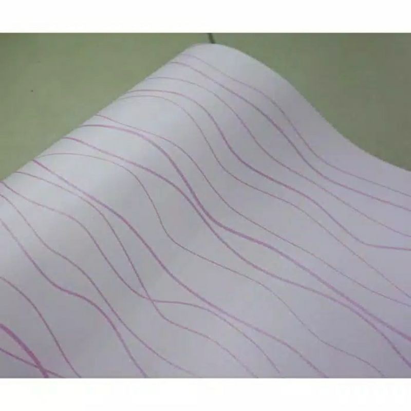 Wallpaper Dinding Motif Wave Pink Ukuran 10 Meter x 45 CM