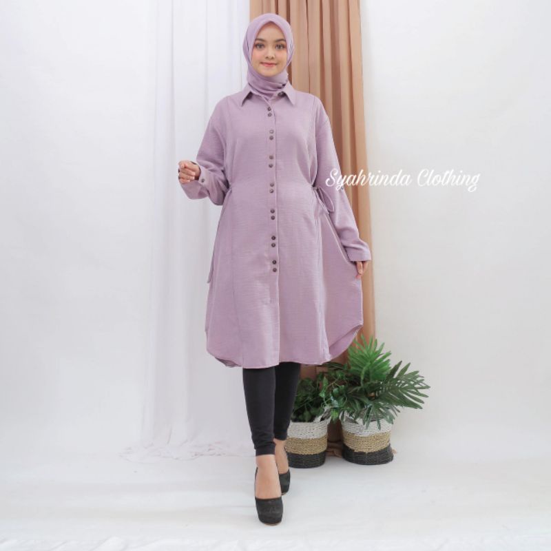 TUNIK BAJU POLOS KATUN XXL XXXL JUMBO SIZE / ATASAN WANITA TERBARU / BAJU MUSLIM MURAH