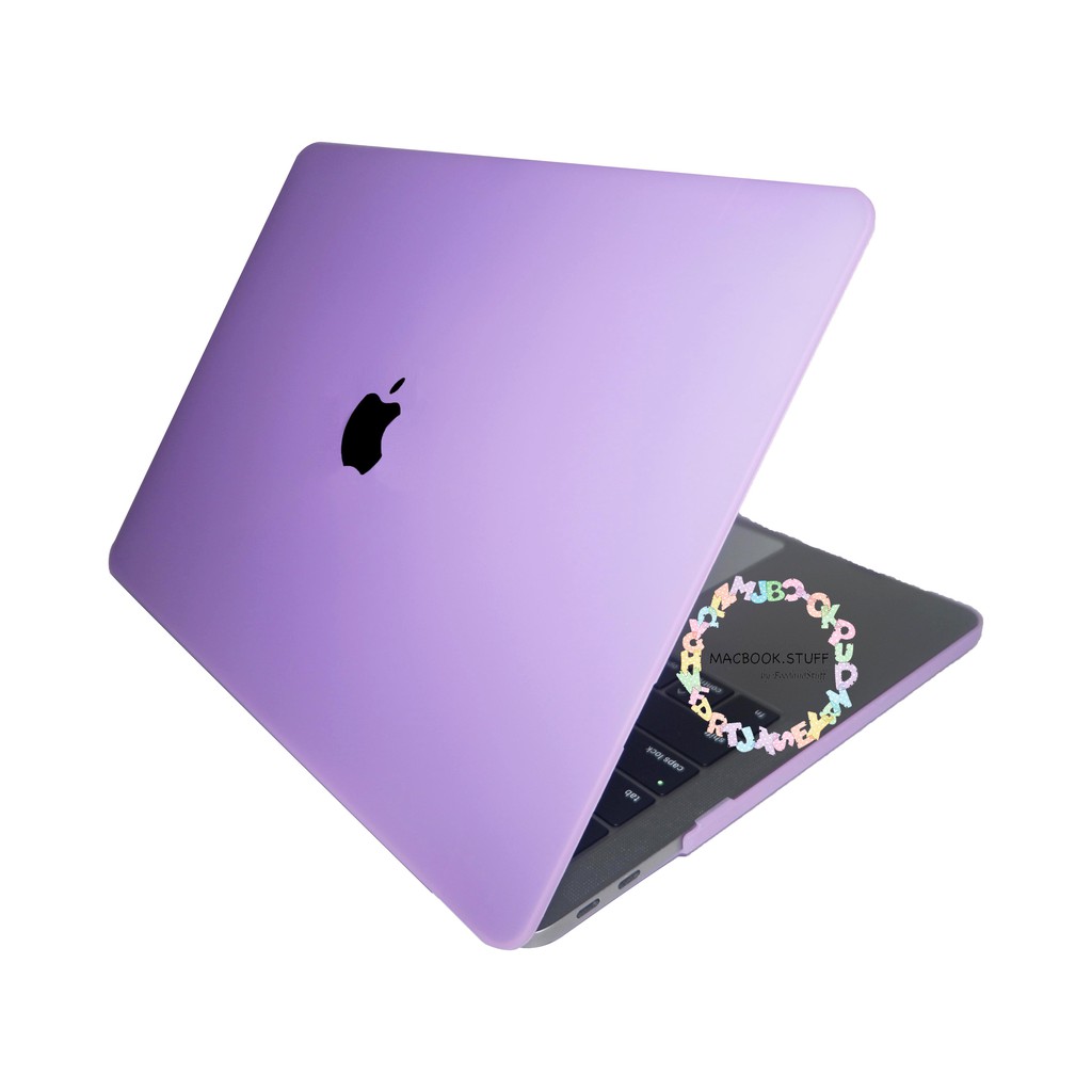 MACBOOK Case MATTE PURPLE NEW AIR PRO RETINA 11 12 13 14 15 16 INCH NON /  WITH CD ROOM / TOUCHBAR / TOUCH ID / M1 2020 2021 2022