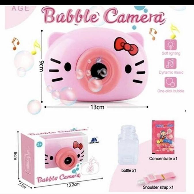 ] Terbaru Mainan Anak Mainan Bubble Camera Batrei 628