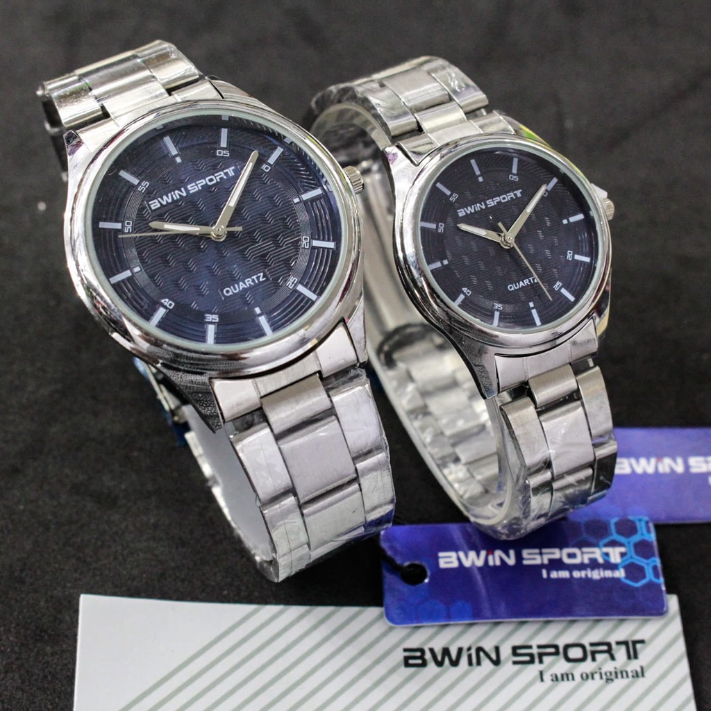 JAM TANGAN BWIN SPORT ORIGINAL RANTAI/ JAM TANGAN PRIA/WANITA BWIN SPORT ORIGINAL COMBINASI