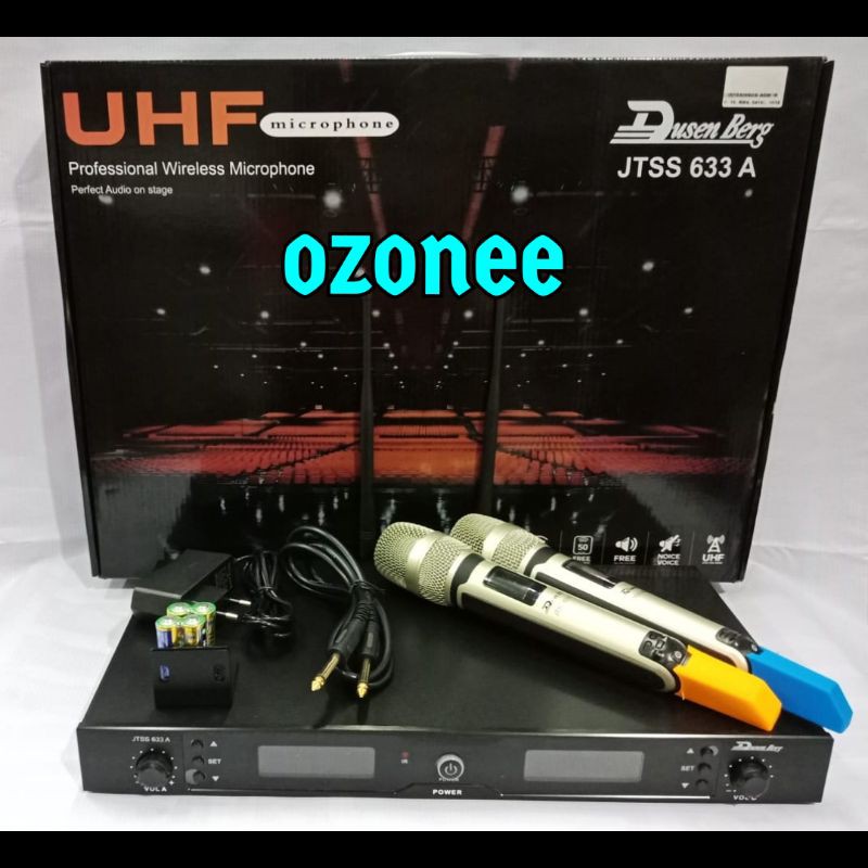 MIC WIRELESS DUSENBERG JTSS 633A UHF MICROPHONE DUSENBERG JTSS 633A